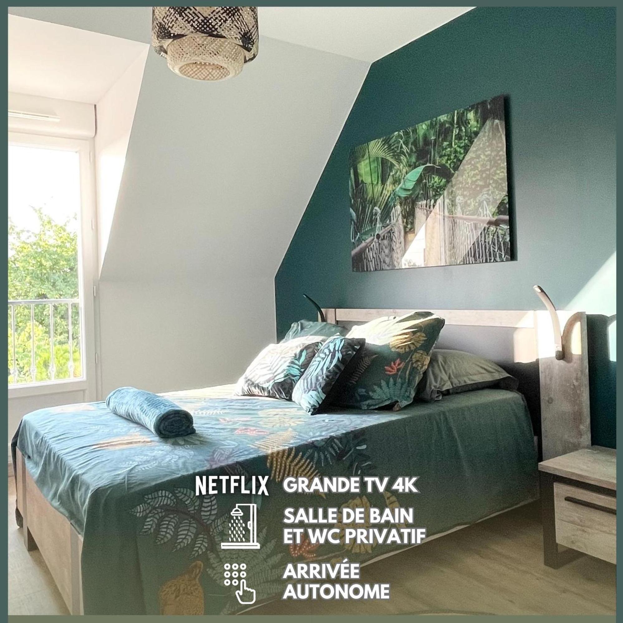 Compiègne Chambre Evasion - Sdb Wc Privatif - Entree Autonome - Grande Tv Netflix מראה חיצוני תמונה
