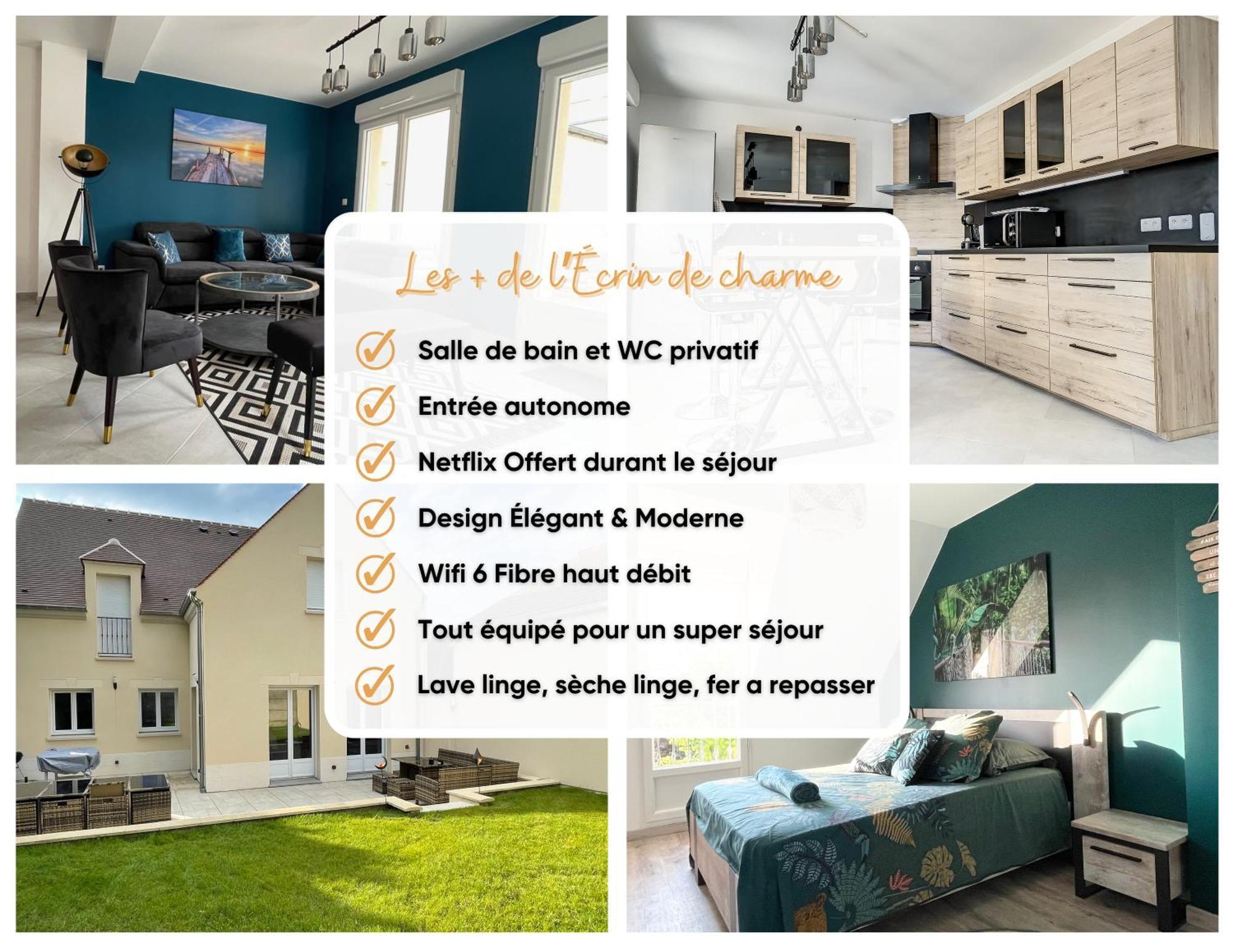 Compiègne Chambre Evasion - Sdb Wc Privatif - Entree Autonome - Grande Tv Netflix מראה חיצוני תמונה